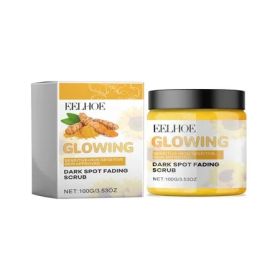 Eelhoe Turmeric Exfoliating Facial Scrub For Deep Cleansing Of Delicate Pores And Beauty Cleansing Treatment 2 pcs