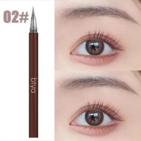 Newly 0.01MM Ultra Thin Head Liquid Eyebrow Pen 02 Beige