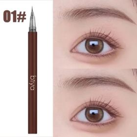 Newly 0.01MM Ultra Thin Head Liquid Eyebrow Pen 01Brown