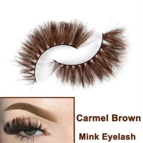 2022 3D  Fake Mink Lash Makeup Tools extension Carmel Brown