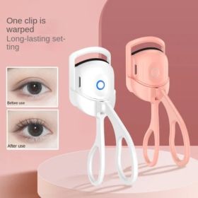 Portable Electric Heated Eyelash Curler Rechargeable Handheld Eyelash Heat