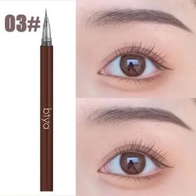 Newly 0.01MM Ultra Thin Head Liquid Eyebrow Pen 03 Grey