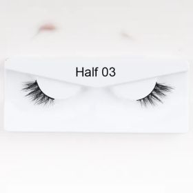 1Pair Mink Half Lashes Half 03