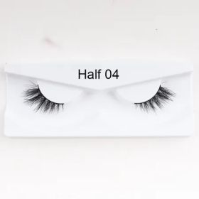 1Pair Mink Half Lashes Half 04