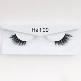 1Pair Mink Half Lashes Half 09