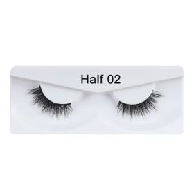 1Pair Mink Half Lashes Half 2