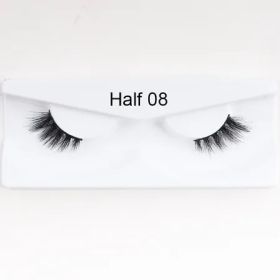 1Pair Mink Half Lashes Half 08