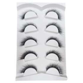 5 Pairs High Quality Faux Eyelashes