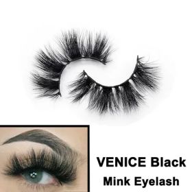 2022 3D  Fake Mink Lash Makeup Tools extension Venice Black