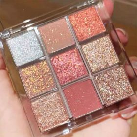 9 Style Eye Shadow Makeup,Matte & Pearl Shimmer Design Waterproof  Eye Eyes hadow Palette for Women&Girls (Style: Style 2)