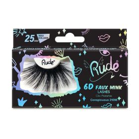 RUDE Faux Mink 6D Lashes (Color: Conspicuous)