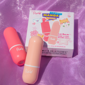 RUDE Manga Collection Lip Balm Duo (Color: Grape & Pineapple Duo)