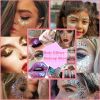 Body Face Chunky Glitter Gel: Pink White Silver Face Sparkles Glitter Gel Makeup